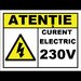 Placuta pentru curent electric 230V